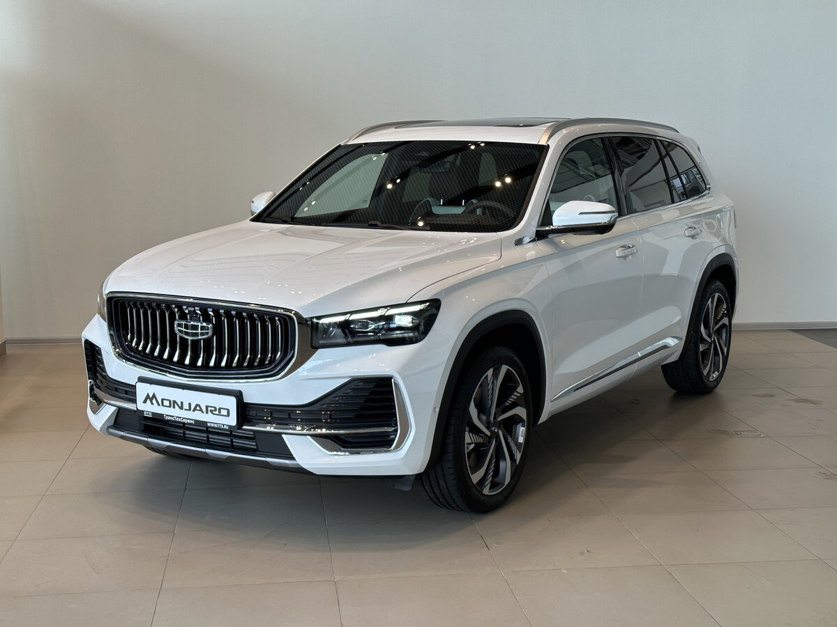 Geely Monjaro белый 2024 коричневый салон